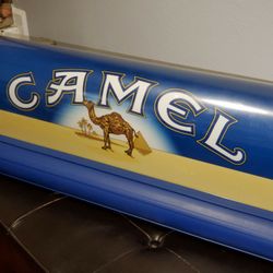 Vintage Joe Camel Pool Table Light