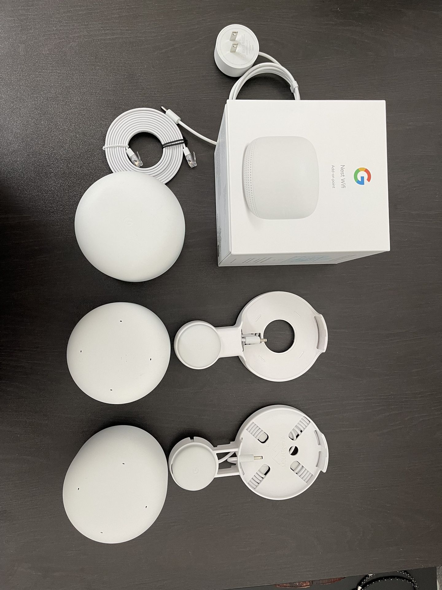 Google Nest Wifi 3 Pack - Snow ( 1 Router + 2 Points)