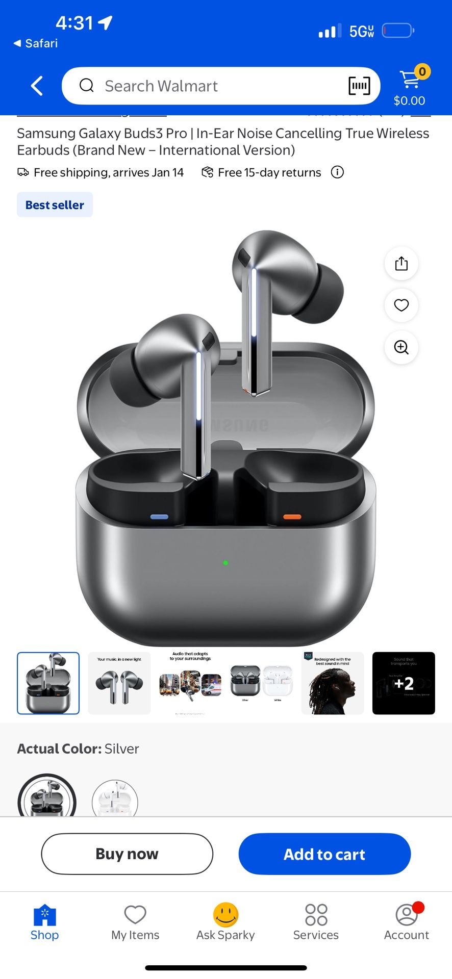 Galaxy Buds 3 Pro Al True Wireless Bluetooth Earbuds, Noise Cancelling, Sound Optimization, Redesigned...