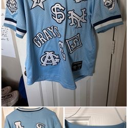 Ebbets Field Flannels Jersey Men’s Large Negro League Baseball Logo D1