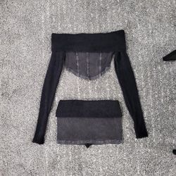 Cute Set Skirt And Top