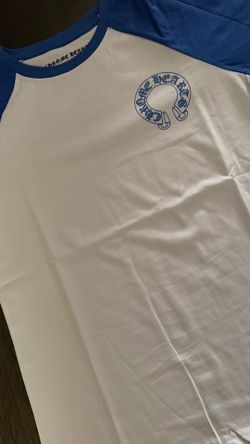 blue chrome hearts long sleeve tee