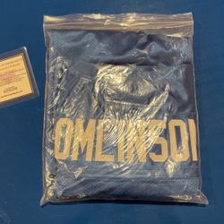 Tomlinson Signed Light Blue Jersey