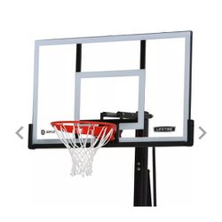 Lifetime 54'' Steel Framed Acrylic Portable Basketball Hoop