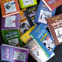 Diary Of Whimpy Kid Brand New Hardcover Books 1-14