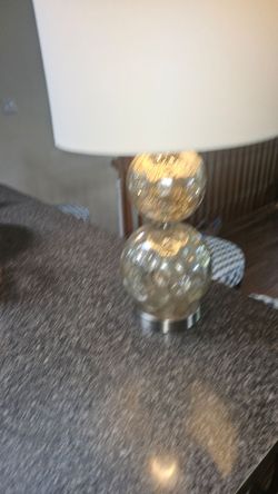 Silver Contemporary Lamps (2)
