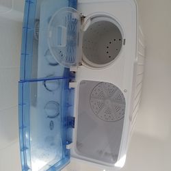 2 IN ONE MINI COMPACT TWIN TUB WASHING MACHINE