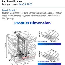 blind spot cabinet shelf