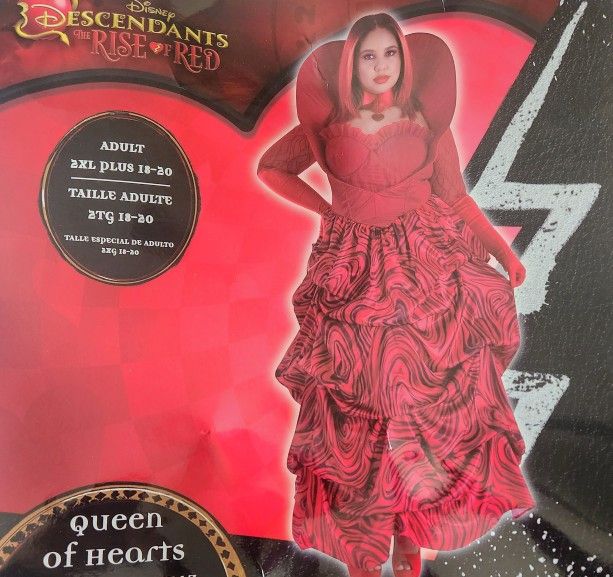 Queen of Hearts - "Descendants: Rise of Red" Costume Dress