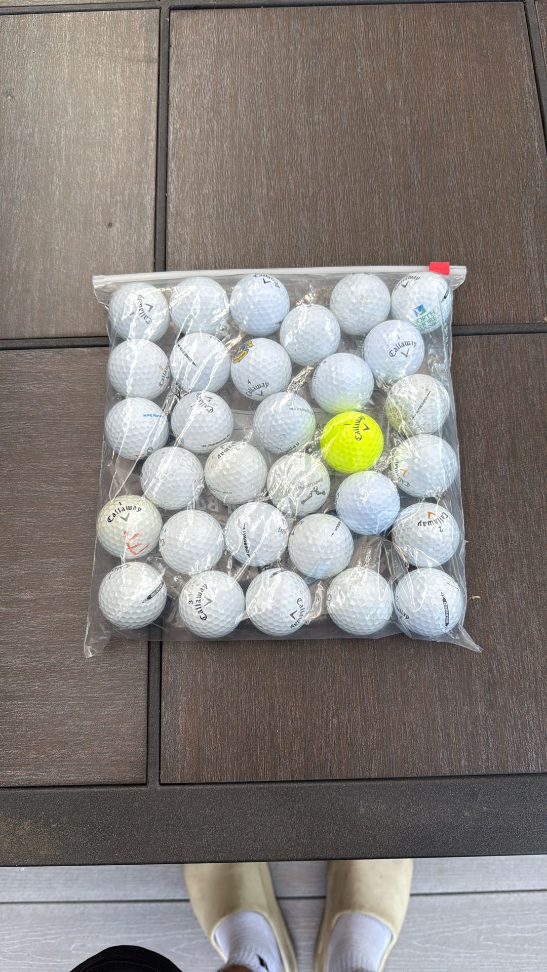 31 Callaway Warbird Golf Balls – $20