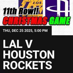 Below Face-Value! Lakers Christmas Game - 11 Rows From The Floor!