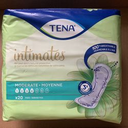 New Tena pads for women 20 count package