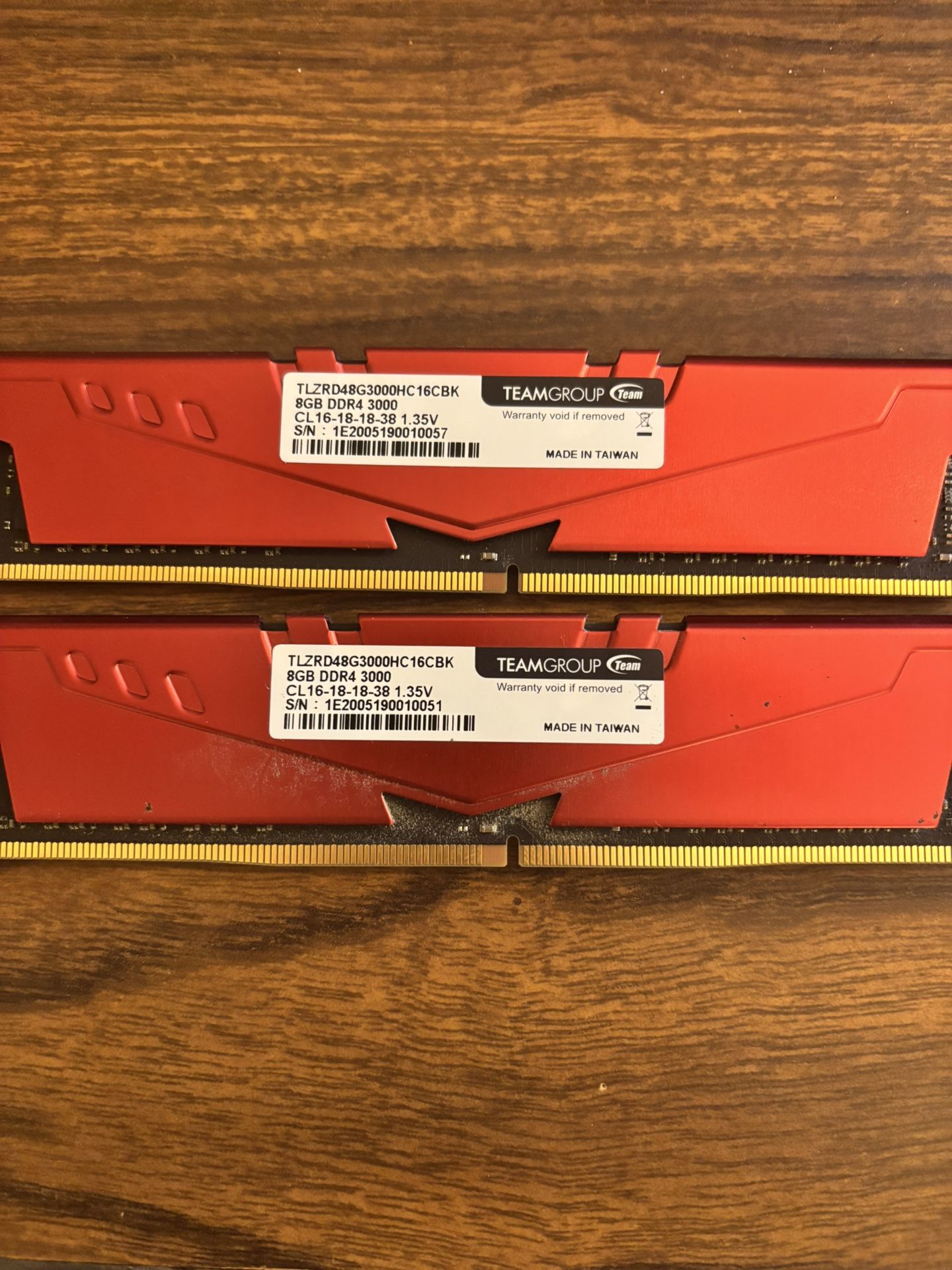 Team Group T Force Vulcan Z (2x8gb) DDR4 3000MT Gaming Ram 