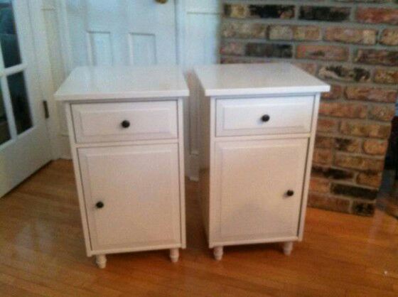 White Ikea Hemnes Nightstands For Sale In Hayward Ca Offerup