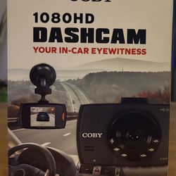 Coby 1080HD Dashcam - New/Never Used 