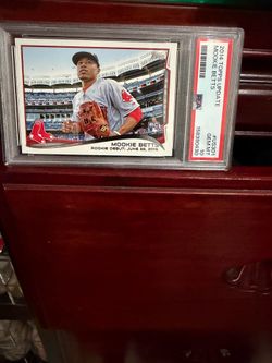 2014 Topps Update Mookie Betts RC PSA 10 Rookie Card
