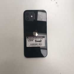 iPhone 12 - 64 GB Black Boost Mobile 