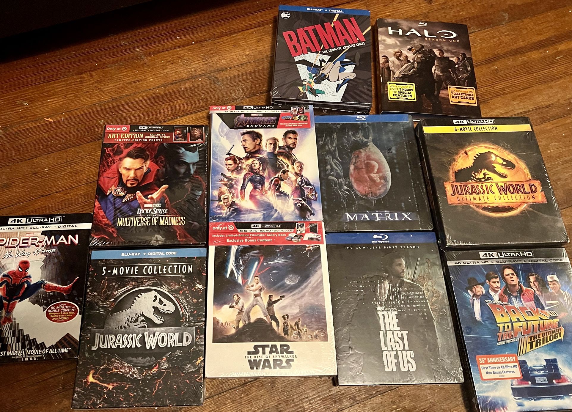 BLU-RAY and 4K Ultra HD movies
