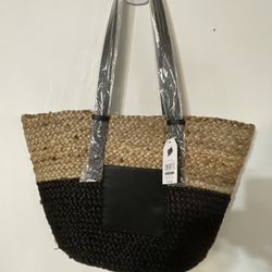 Straw Tote Never Used