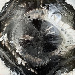 Abstract expressionist Eye painting