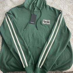 Tru Religion Green Hoodie Sweater XL