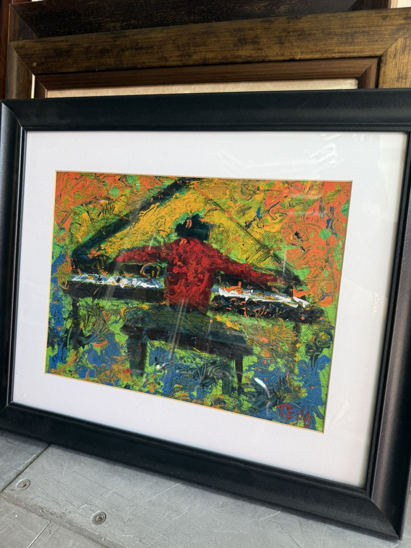 Colorful Jazz Art Set - Piano & Sax"