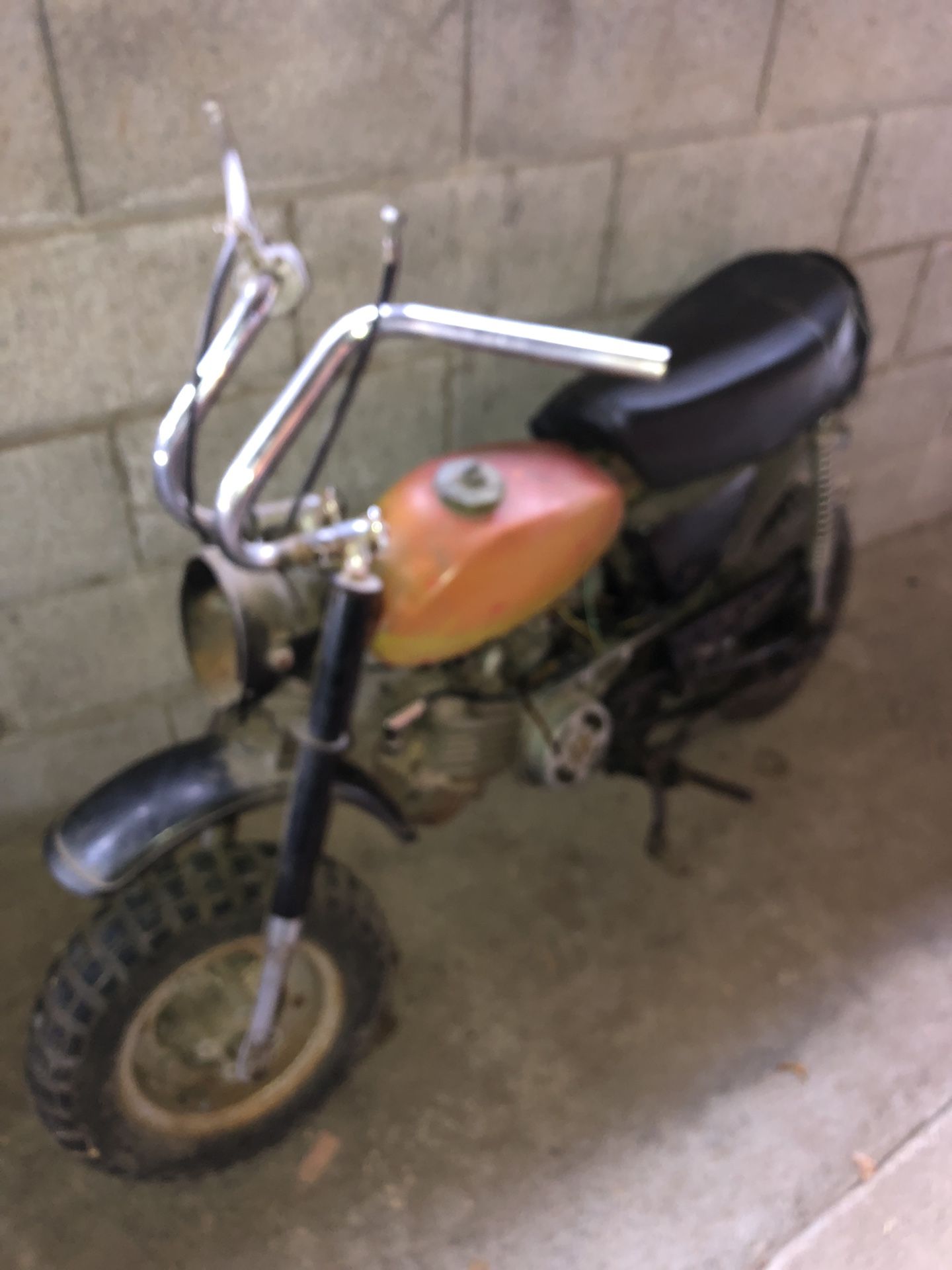 Kawasaki,70cc,Black & Orange