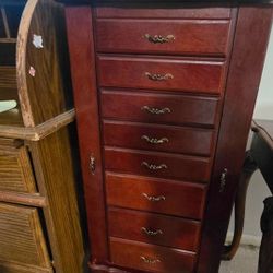 Vintage Jewelry Armoire 