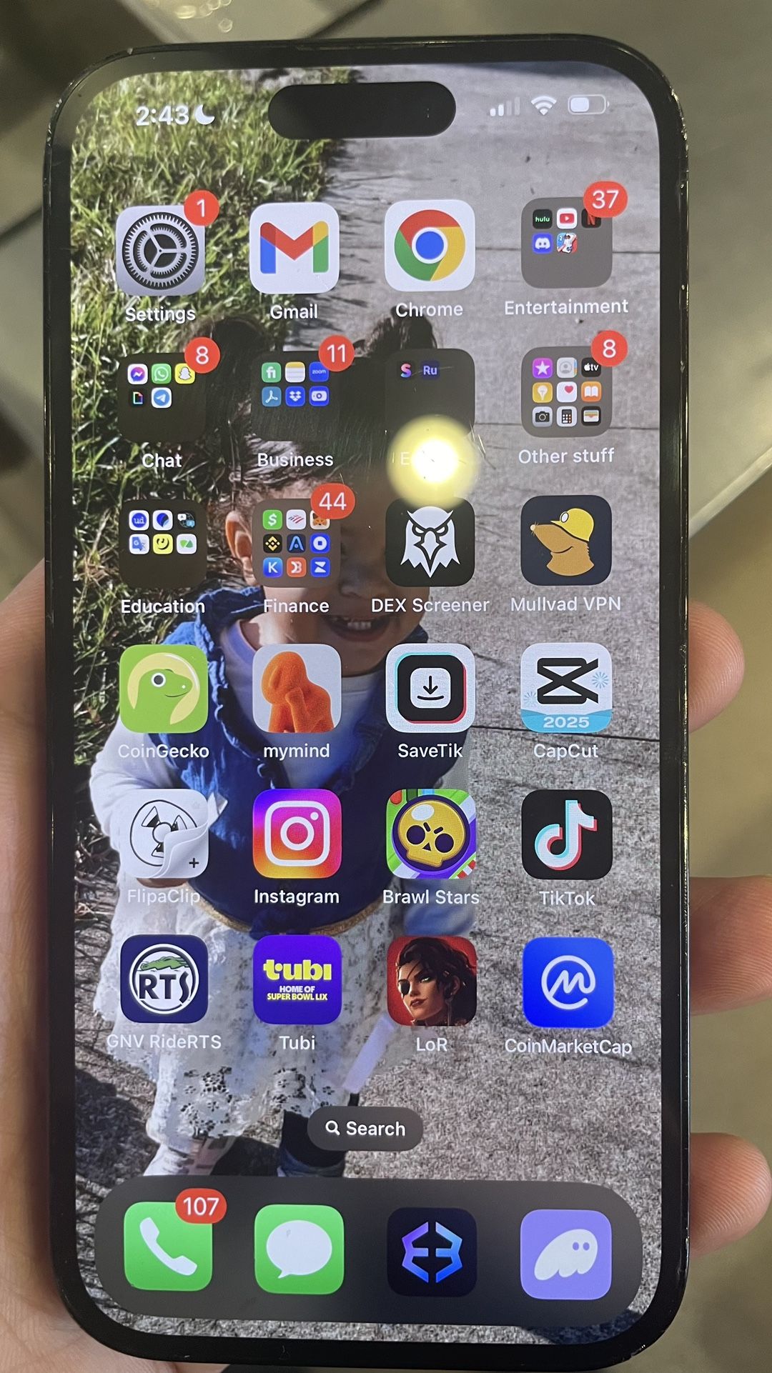iPhone 14 with TikTok