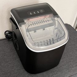 AGLUCKY Countertop ice maker with Handle