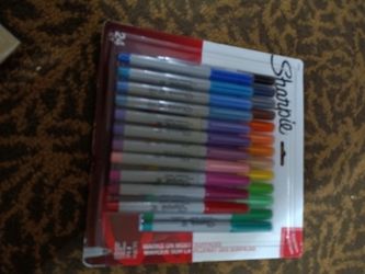 Sharpies (12) & 2 X 6 Count Gel Pens for Sale in Fresno, CA - OfferUp