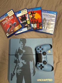 PS4 Uncharted Limited Edition Bundle with 4 Games