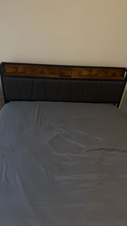 Bed frame with charger