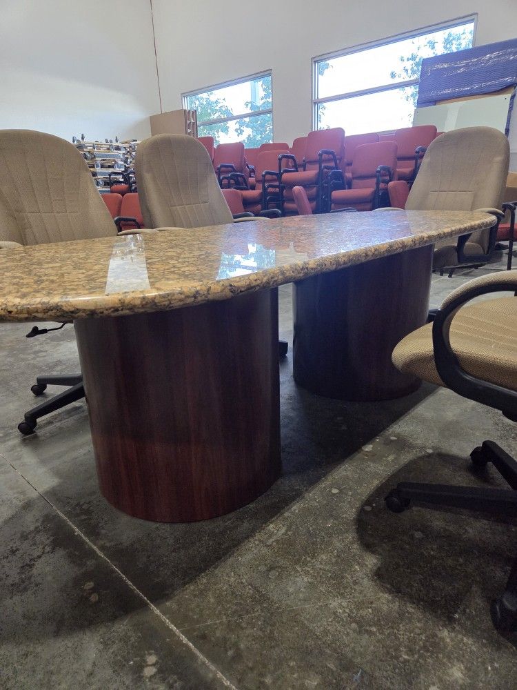 Conference Table With OR Without These Chairs