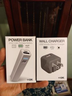 Power Bank Portable Battery with Wall Charger
