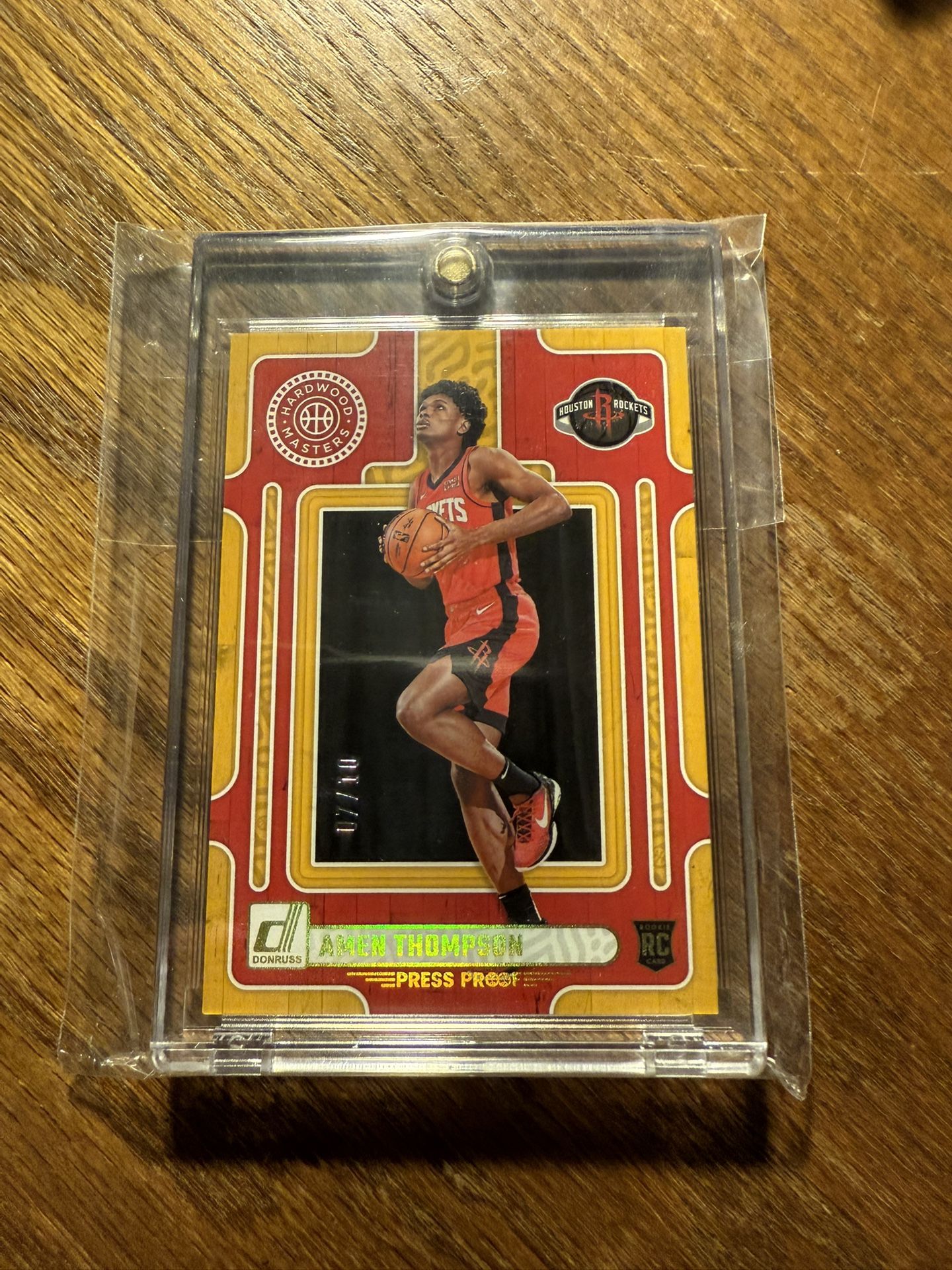 Amen Thompson - Hardwood Masters Gold - Rookie Card