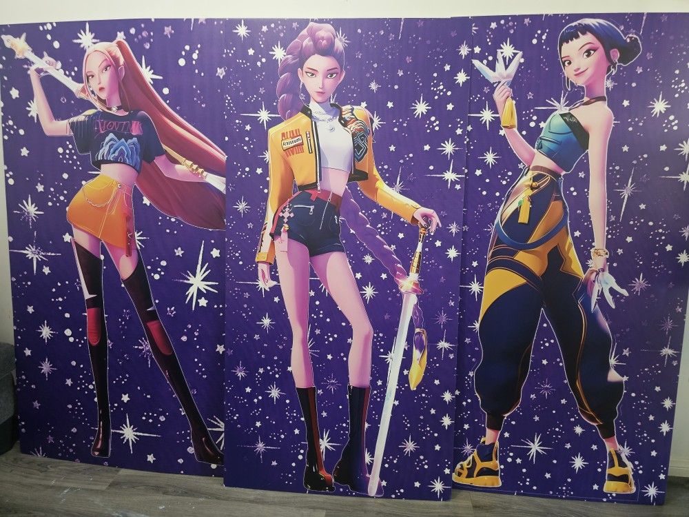 K-Pop Demon Hunters Foam Boards