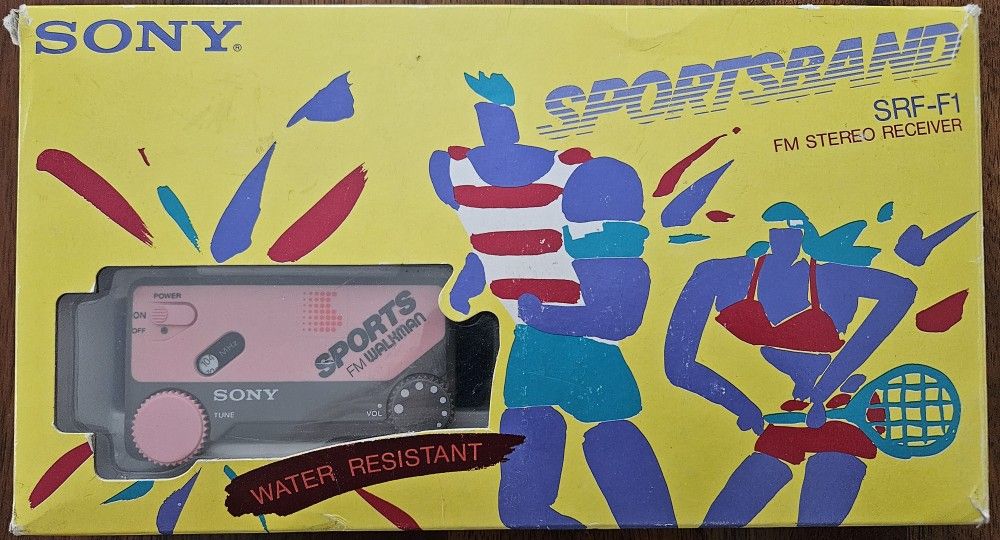 Sony Sportsband SRF-F1 FM Stereo Reciever Walkman