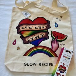 GLOW WITH PRIDE  -  GLOW RECIPE Toner And Canvas Tote 