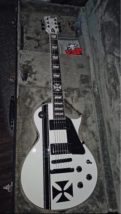 LTD Iron Cross James Hetfield Signature Guitar And Original Case
