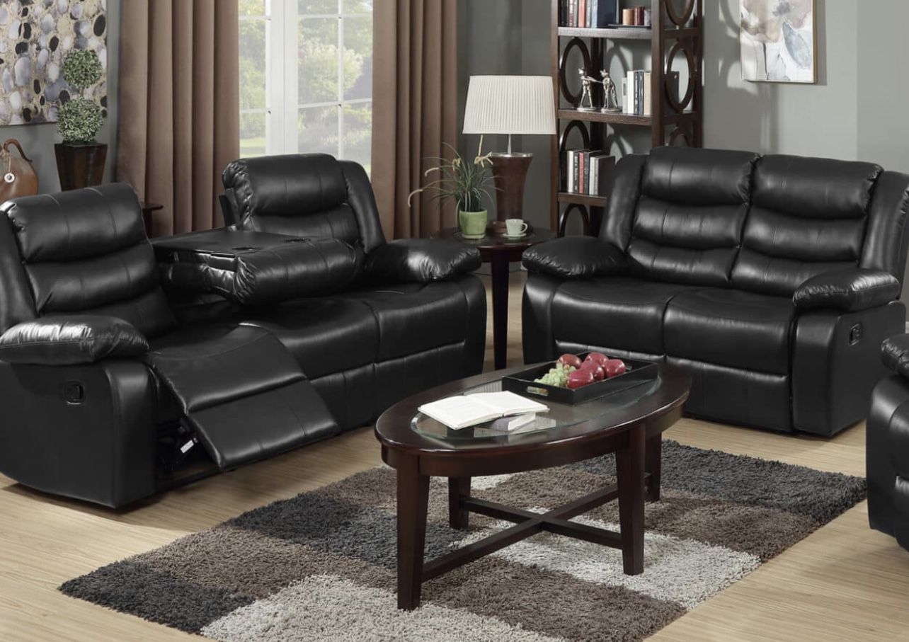 New Recliners Sofa And Loveseat Black K Furniture And More 