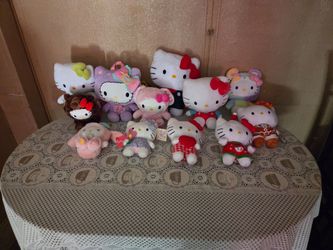 Hello Kitty Plush Stuffed Animals Lot