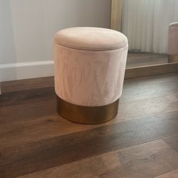 Ottoman Storage Circular Chair