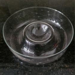 Princess House Chip & Dip Bowl 