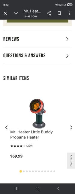 Little Buddy Propane Heater