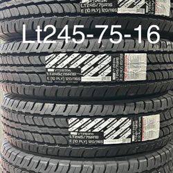 4 New Lt245-75-16 