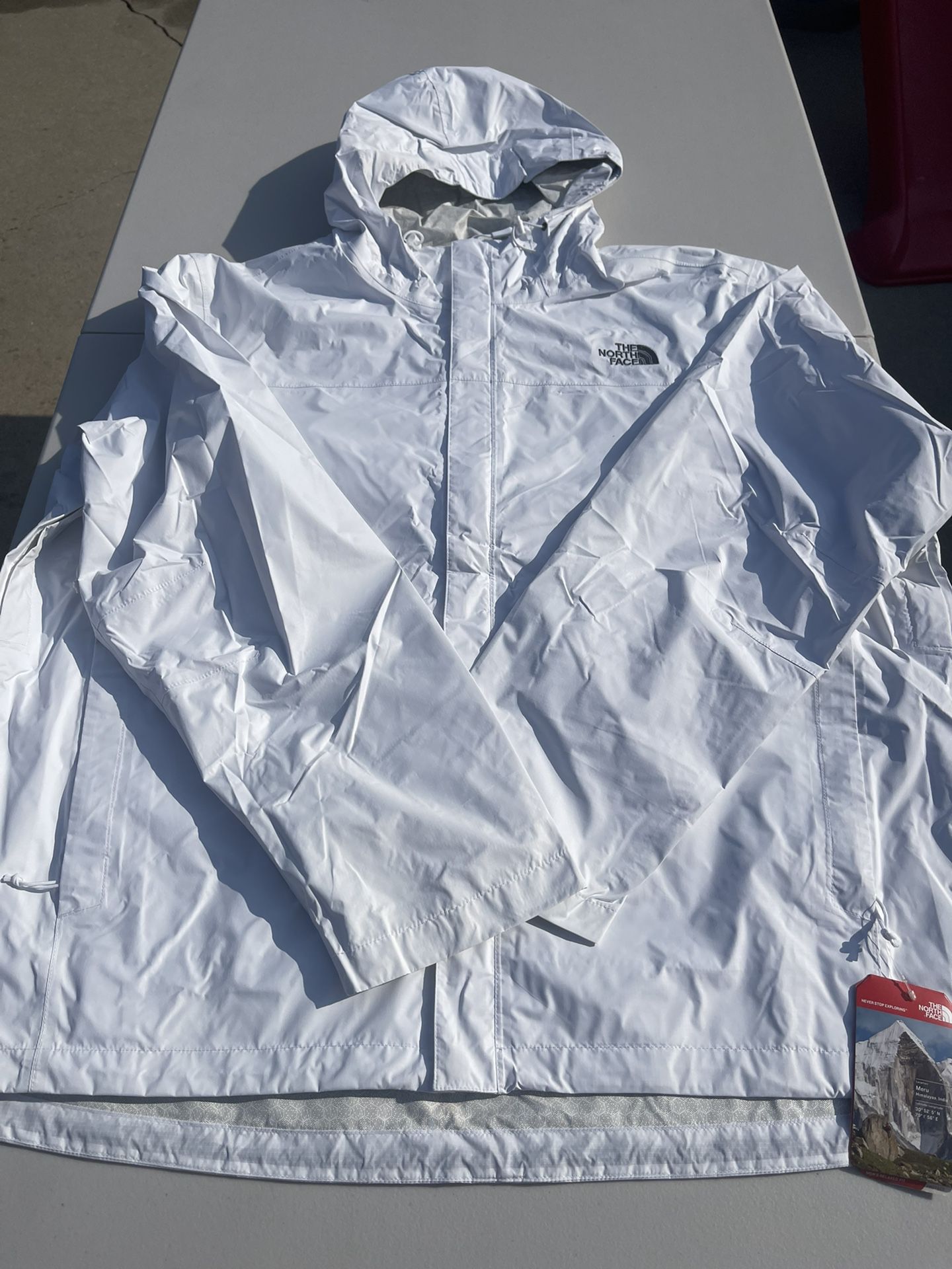 White Jacket 3XL North Face M Venture TNFWHT Brand New