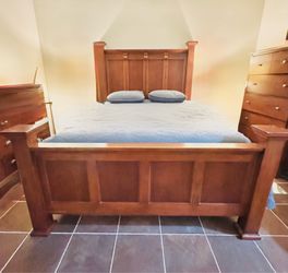 Queen Size Mattress and Bed Frame