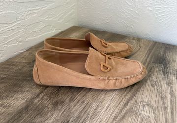 Cole Haan Grand series women’s tan suede loafers shoes size 7