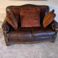 Oversize Couch , Loveseat and Chairs, Table 